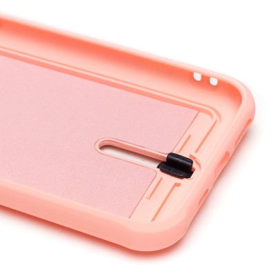 Чехол-накладка для Apple iPhone 11 Pro (светло-розовый) - SC304 с картхолдером