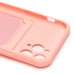 Чехол-накладка для Apple iPhone 11 Pro (светло-розовый) - SC304 с картхолдером
