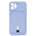 Чехол-накладка для Apple iPhone 11 Pro (светло-фиолетовый) - SC304 с картхолдером