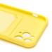 Чехол-накладка для Apple iPhone 11 Pro (желтый) - SC304 с картхолдером