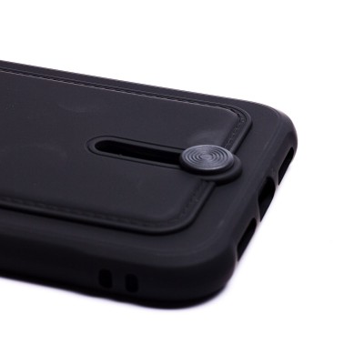 Чехол-накладка для Apple iPhone 11 (черный) - SC304 с картхолдером