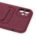 Чехол-накладка для Apple iPhone 11 (бордовый) - SC304 с картхолдером Чехол-накладка для Apple iPhone 11 (бордовый) - SC304 с картхолдером