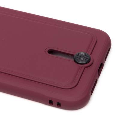 Чехол-накладка для Apple iPhone 11 (бордовый) - SC304 с картхолдером Чехол-накладка для Apple iPhone 11 (бордовый) - SC304 с картхолдером