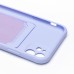 Чехол-накладка для Apple iPhone 11 (темно-фиолетовый) - SC304 с картхолдером