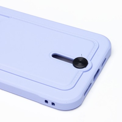 Чехол-накладка для Apple iPhone 12 Pro Max (темно-фиолетовый) - SC304 с картхолдером