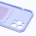 Чехол-накладка для Apple iPhone 12 Pro Max (темно-фиолетовый) - SC304 с картхолдером