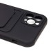 Чехол-накладка для Apple iPhone 12 Pro (черный) - SC304 с картхолдером