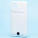 Чехол-накладка для Apple iPhone 12 Pro (белый) - SC304 с картхолдером