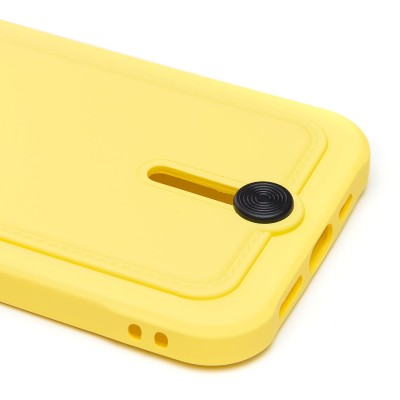 Чехол-накладка для Apple iPhone 12 Pro (желтый) - SC304 с картхолдером