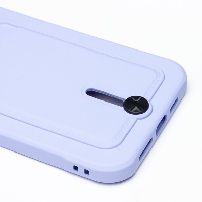 Чехол-накладка для Apple iPhone 13 Pro Max (темно-фиолетовый) - SC304 с картхолдером