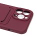 Чехол-накладка для Apple iPhone 13 Pro (бордовый) - SC304 с картхолдером