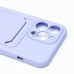 Чехол-накладка для Apple iPhone 13 Pro (темно-фиолетовый) - SC304 с картхолдером
