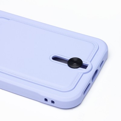 Чехол-накладка для Apple iPhone 13 Pro (темно-фиолетовый) - SC304 с картхолдером