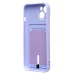 Чехол-накладка для Apple iPhone 13 (темно-фиолетовый) - SC304 с картхолдером