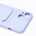 Чехол-накладка для Apple iPhone 13 (темно-фиолетовый) - SC304 с картхолдером