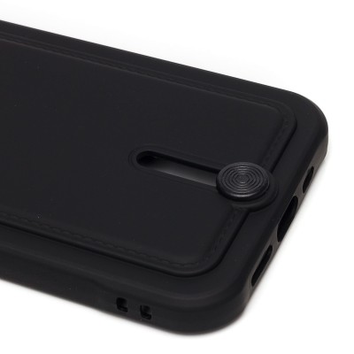 Чехол-накладка для Apple iPhone 14 Pro (черный) - SC304 с картхолдером