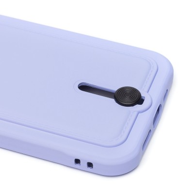 Чехол-накладка для Apple iPhone 14 Pro (светло-фиолетовый) - SC304 с картхолдером