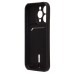 Чехол-накладка для Apple iPhone 15 Pro (черный) - SC304 с картхолдером