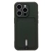 Чехол-накладка для Apple iPhone 15 Pro (темно-зеленый) - SC304 с картхолдером