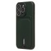 Чехол-накладка для Apple iPhone 15 Pro (темно-зеленый) - SC304 с картхолдером
