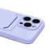 Чехол-накладка для Apple iPhone 15 Pro (светло-фиолетовый) - SC304 с картхолдером