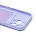 Чехол-накладка для Apple iPhone 15 Pro (светло-фиолетовый) - SC304 с картхолдером