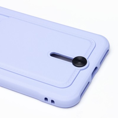 Чехол-накладка для Apple 8 Plus (темно-фиолетовый) - SC304 с картхолдером