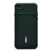 Чехол-накладка для Apple iPhone SE 2020 (темно-зеленый) - SC304 с картхолдером