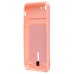 Чехол-накладка для Apple iPhone SE 2020 (светло-розовый) - SC304 с картхолдером Чехол-накладка для Apple iPhone SE 2020 (светло-розовый) - SC304 с картхолдером