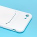 Чехол-накладка для Apple iPhone SE 2020 (белый) - SC304 с картхолдером