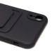 Чехол-накладка для Apple iPhone XR (черный) - SC304 с картхолдером