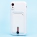 Чехол-накладка для Apple iPhone XR (белый) - SC304 с картхолдером