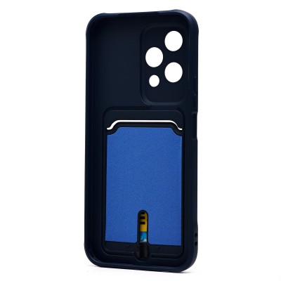 Чехол-накладка для Honor 200 Lite (темно-синий) - SC304 с картхолдером