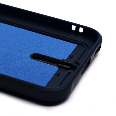 Чехол-накладка для Honor 200 Lite (темно-синий) - SC304 с картхолдером
