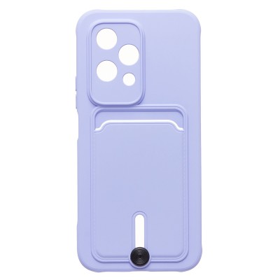 Чехол-накладка для Honor 200 lite (светло-фиолетовый) - SC304 с картхолдером