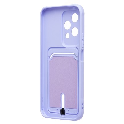 Чехол-накладка для Honor 200 lite (светло-фиолетовый) - SC304 с картхолдером