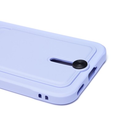 Чехол-накладка для Honor 200 lite (светло-фиолетовый) - SC304 с картхолдером