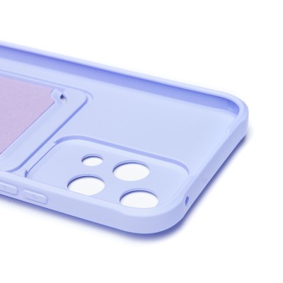 Чехол-накладка для Honor 200 lite (светло-фиолетовый) - SC304 с картхолдером