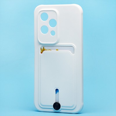 Чехол-накладка для Honor 200 Lite (белый) - SC304 с картхолдером