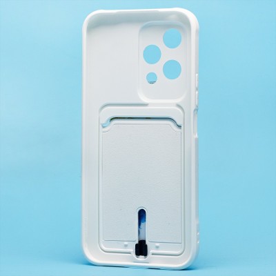 Чехол-накладка для Honor 200 Lite (белый) - SC304 с картхолдером