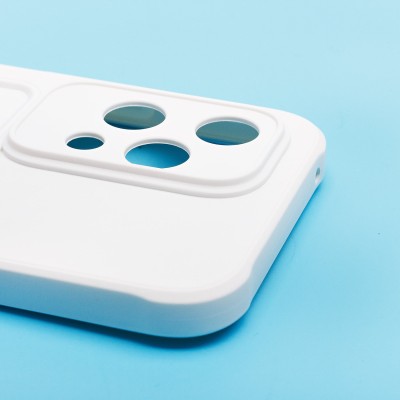 Чехол-накладка для Honor 200 Lite (белый) - SC304 с картхолдером