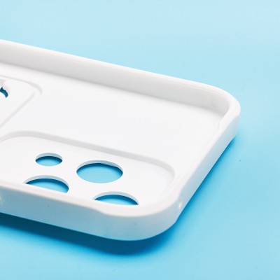 Чехол-накладка для Honor 200 Lite (белый) - SC304 с картхолдером