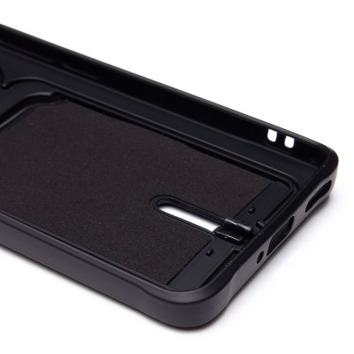 Чехол-накладка для Honor 200 Pro (черный) - SC304 с картхолдером