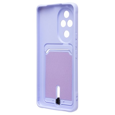 Чехол-накладка для Honor 200 Pro (светло-фиолетовый) - SC304 с картхолдером