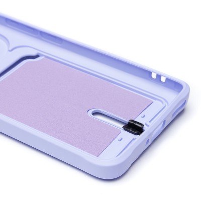 Чехол-накладка для Honor 200 Pro (светло-фиолетовый) - SC304 с картхолдером