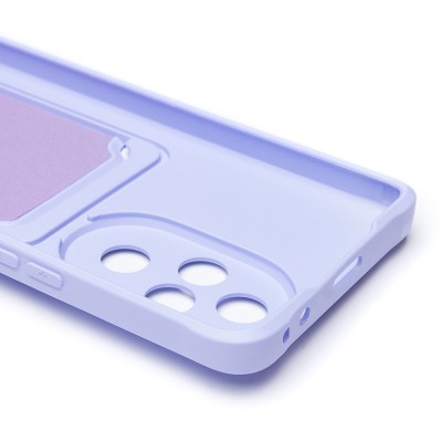 Чехол-накладка для Honor 200 Pro (светло-фиолетовый) - SC304 с картхолдером