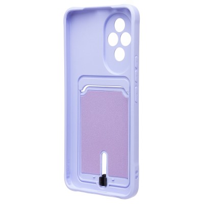 Чехол-накладка для Honor 200 (светло-фиолетовый) - SC304 с картхолдером
