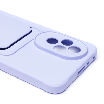 Чехол-накладка для Honor 200 (светло-фиолетовый) - SC304 с картхолдером