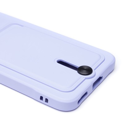 Чехол-накладка для Honor 200 (светло-фиолетовый) - SC304 с картхолдером