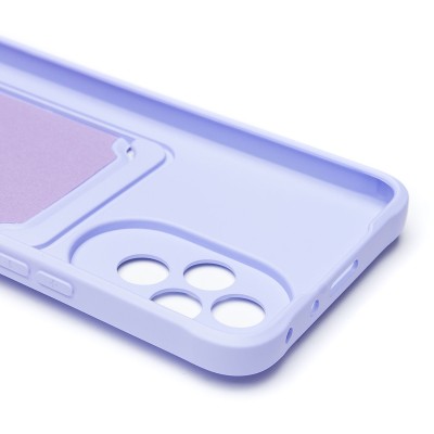 Чехол-накладка для Honor 200 (светло-фиолетовый) - SC304 с картхолдером